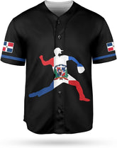 Personalized Dominican Republic Baseball Jersey Shirt,Team Name Republic Dominicana Baseball Jersey for Men and Women